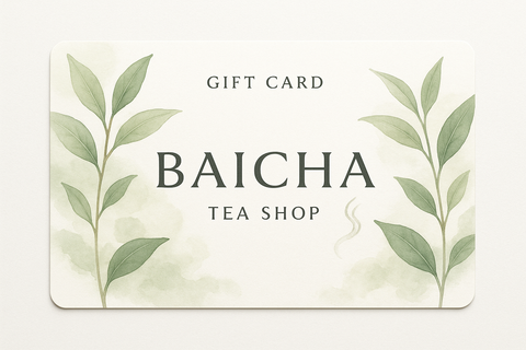 Carte cadeau boutique de thé